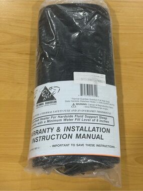 Thermal Guardián Quantum Full What Solid State Hardside Waterbed Heater New